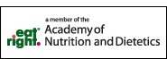 Member of the Academy of Nutrition and Dietetics